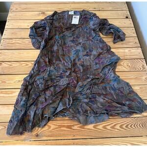 NWT $139 Click by Color Me Cotton Patterned Dress Size Large Women’s Multicolor